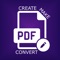 Icon image to pdf maker, creator