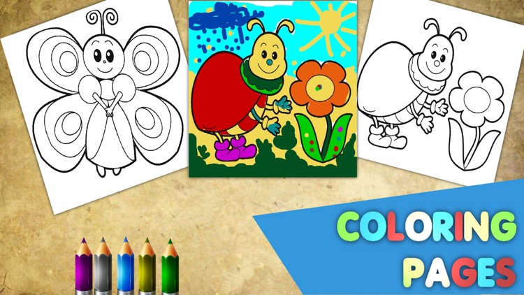 Coloring book for little girls. HD