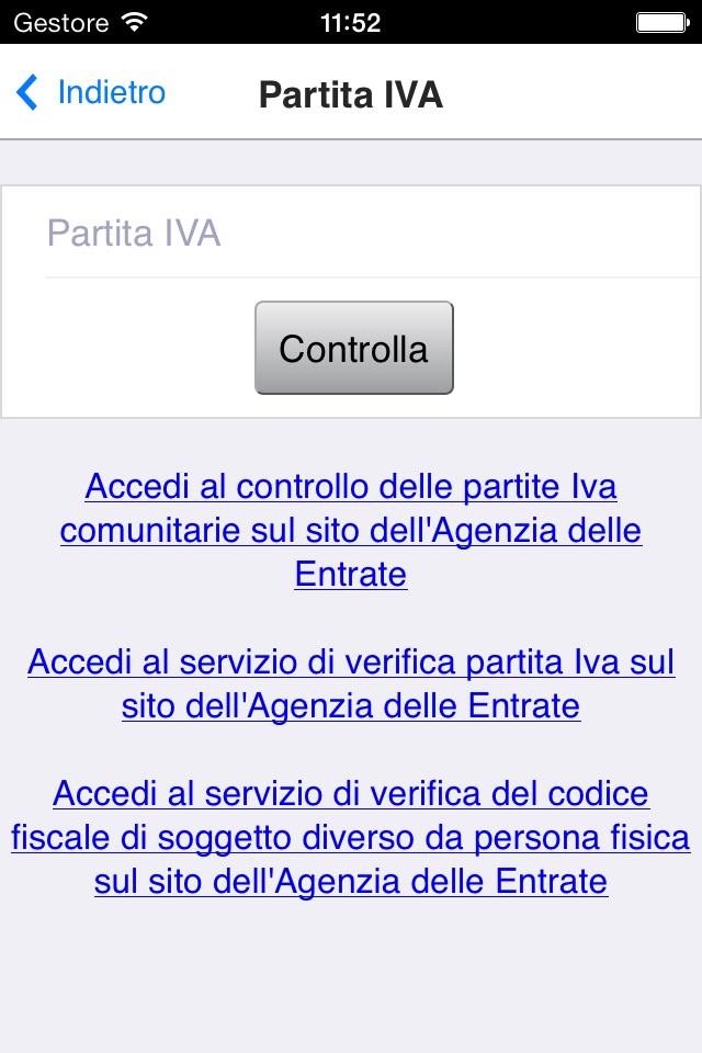 Controllo Codici screenshot 3