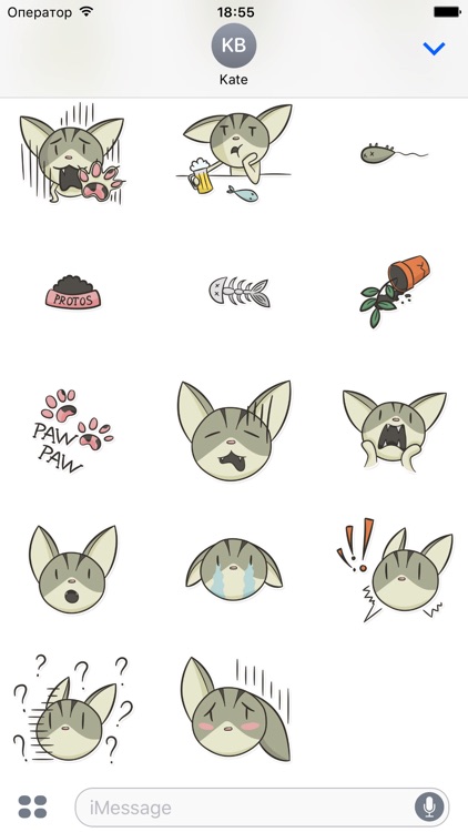 Protos Cat! Stickers