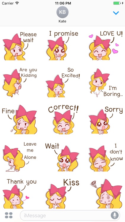 Elsa the little princess stickers