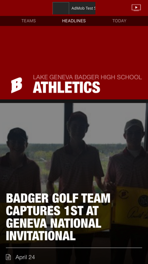 Lake Geneva Badger High School Badgers(圖3)-速報App