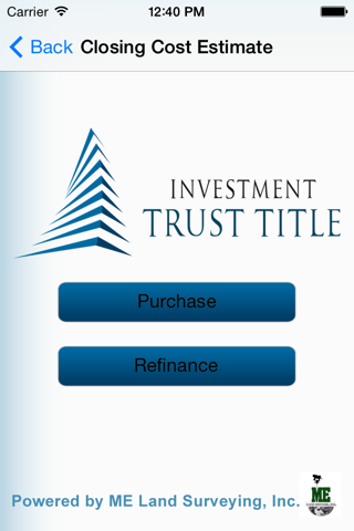 Investment Trust Title screenshot 3