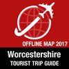 Worcestershire Tourist Guide + Offline Map
