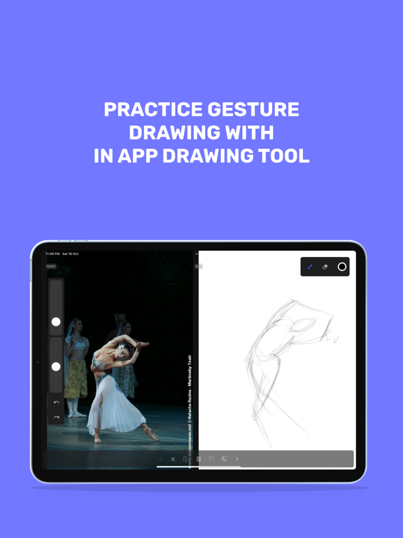 Gesture Drawing App Screenshots