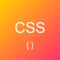 This app provides tutorials, reference and tools to help you learn CSS (Cascading Style Sheets)