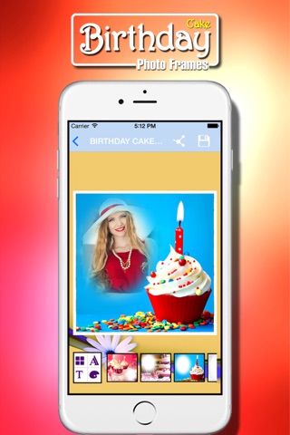 Birthday Cake Photo Frames screenshot 2