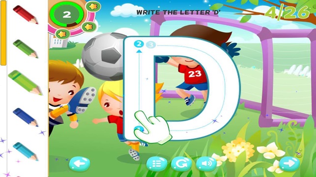 ABC Tracing Alphabet Learning Game for Kids(圖4)-速報App