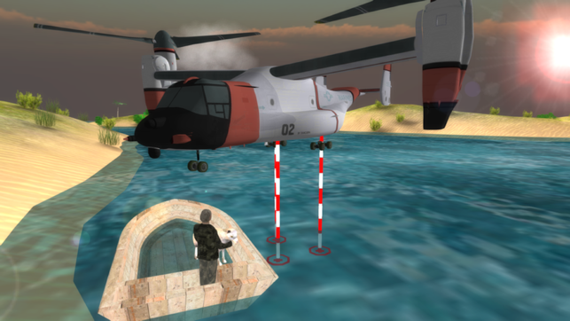 Airplane Helicopter Osprey Rescue(圖2)-速報App