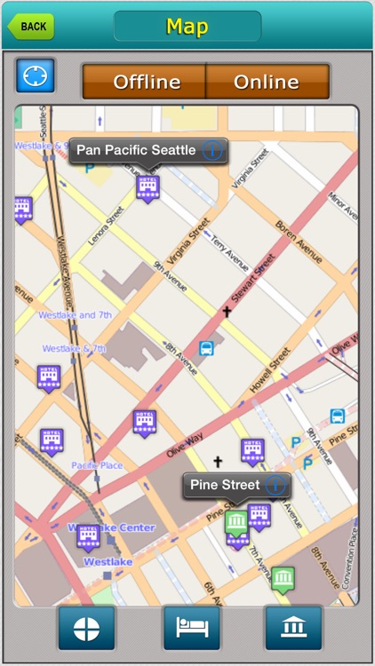 Seattle Offline Map City Guide