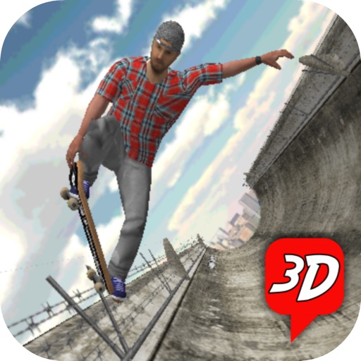Skateboard Racing 3D Free Icon