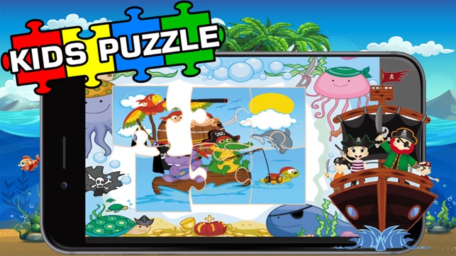 Fun Pirates Jigsaw Puzzles Educational Kids Games(圖2)-速報App