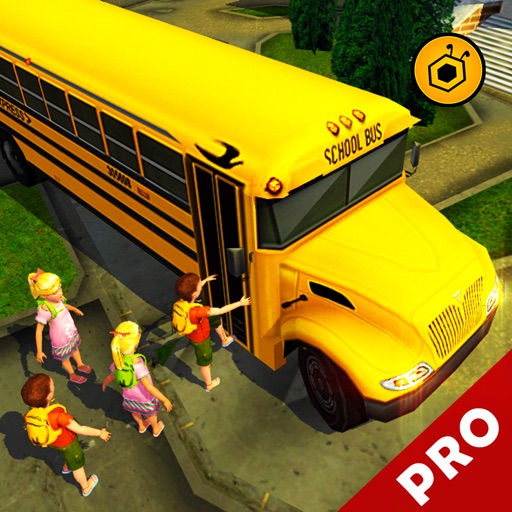 School bus driving simulator 3D pro Icon