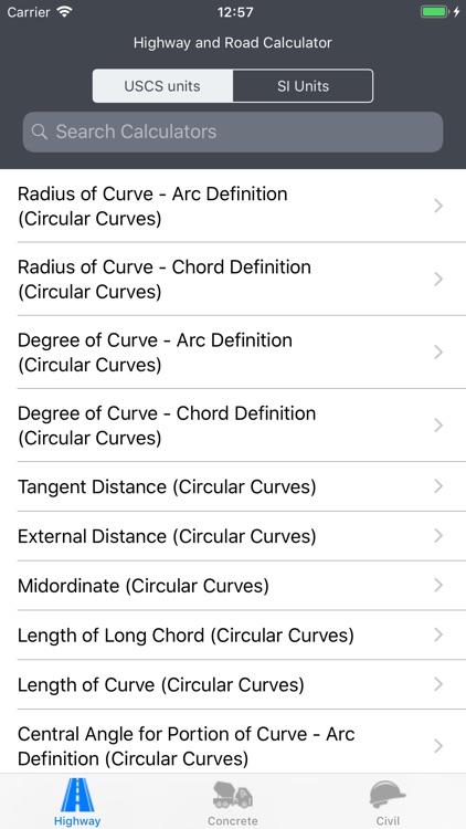 Highways & Roadwork Calculator screenshot-0