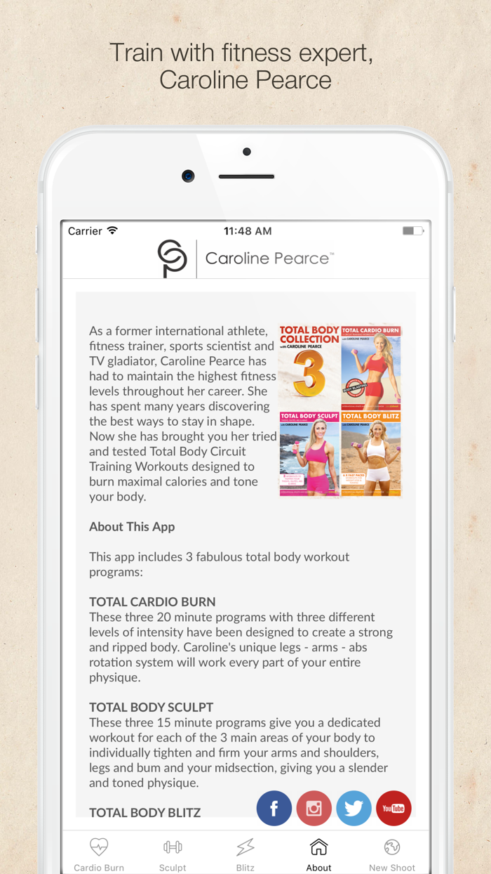 Total Body Fitness Videos with Caroline Pearce