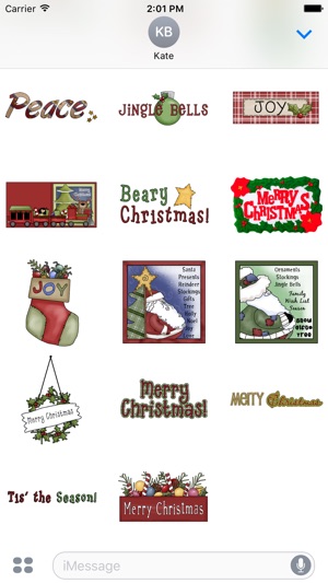 Christmas Stickers #2 for iMessage(圖2)-速報App