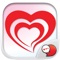 This is the official mobile iMessage Sticker & Keyboard app of Red Heart Collection Character