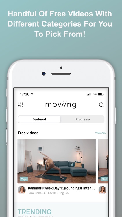 Moviing | Yoga classes at home screenshot-3