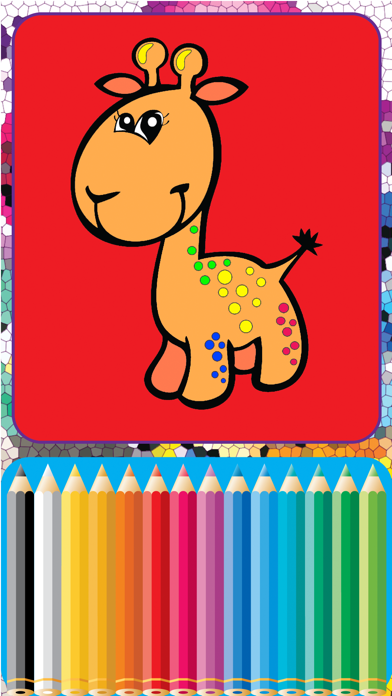 How to cancel & delete Coloring Cute Animals Zoo fun doodling book from iphone & ipad 1