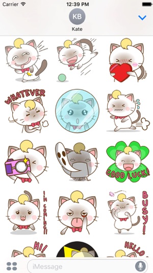 Suki the siamese kitten 2 for iMessage Sticker(圖2)-速報App