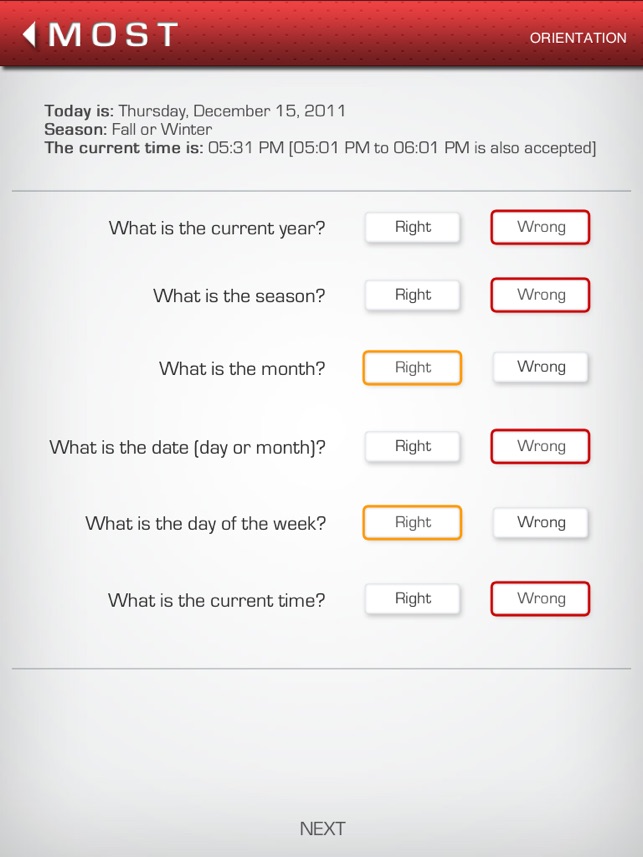 Memory Orientation Test-MOST(圖5)-速報App