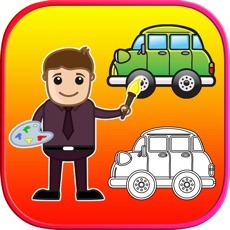 Activities of Vehicle Kids Coloring Book - Truck Car Train Pages