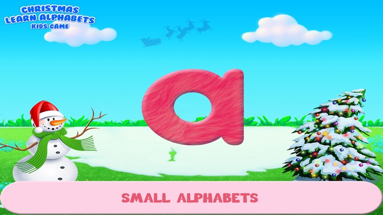 Christmas Learn Alphabets Kids Game screenshot-4