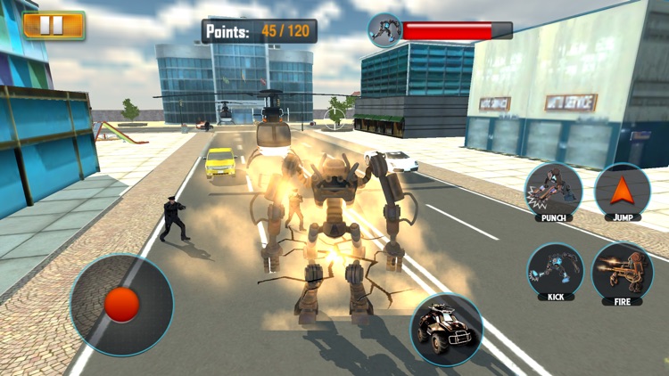 Robot Car Hero Sim 3D