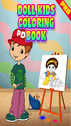 Doll Kids Coloring Book Pro