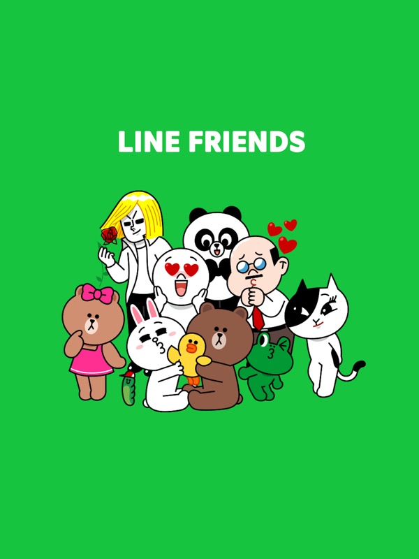 30 Ide Line  Friends  Brown And Cony Stiker  Sticker Fans