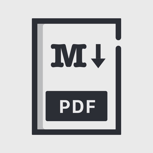 Markdown to PDF converter iOS App