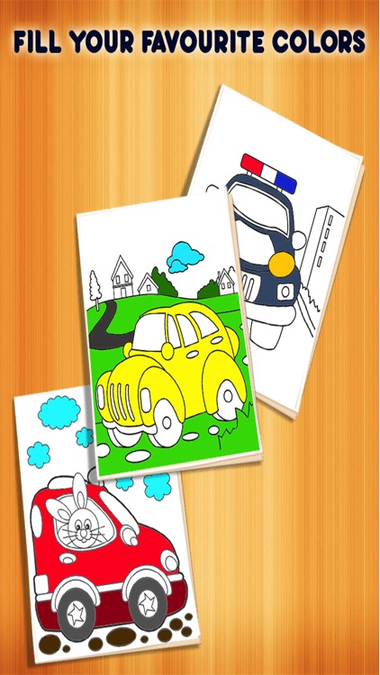 Car Kids Coloring Book Pro screenshot-3