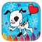 Puppy Paw Coloring Book Game For Kids Education