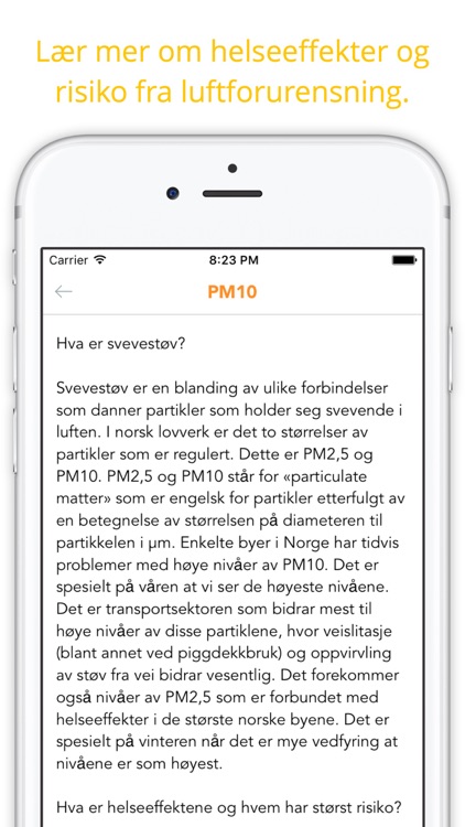 Luftkvalitet Nå! screenshot-3