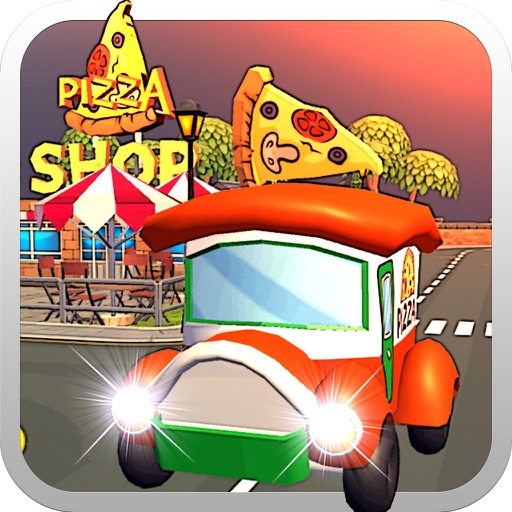 Cartoon City Pizza Delivery By Ali Usman