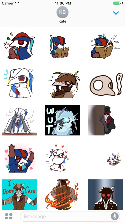 Jack The Doctor Eagle English Sticker