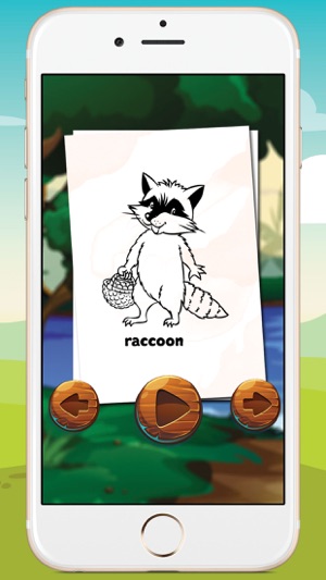 Game For Kids  Animal Coloring Book & Vocabulary(圖3)-速報App