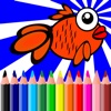 Fish Coloring BookPages Free For Kids Toddler