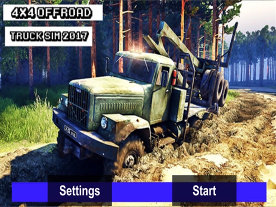 Truck Driver Sim : Offroad 2017 screenshot 5