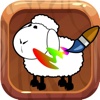 Draw Sheep Coloring Book For Kids Version