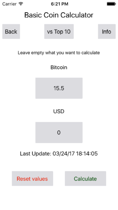 How to cancel & delete Basic Coin Calculator from iphone & ipad 3