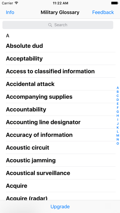 How to cancel & delete DOD Military Glossary Lite from iphone & ipad 1