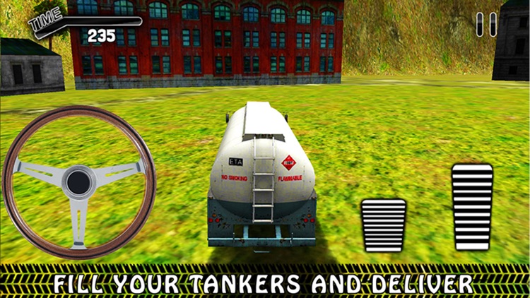 Offroad Drive Oil Tanker Truck - Lorry Driver screenshot-3