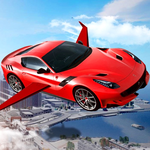 Airborne Super Car Driving: Racing Drone Rivals Icon