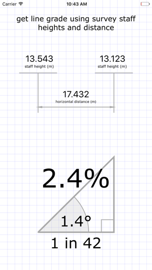 GetGrade - Field Grade from Survey Staff Heights(圖2)-速報App