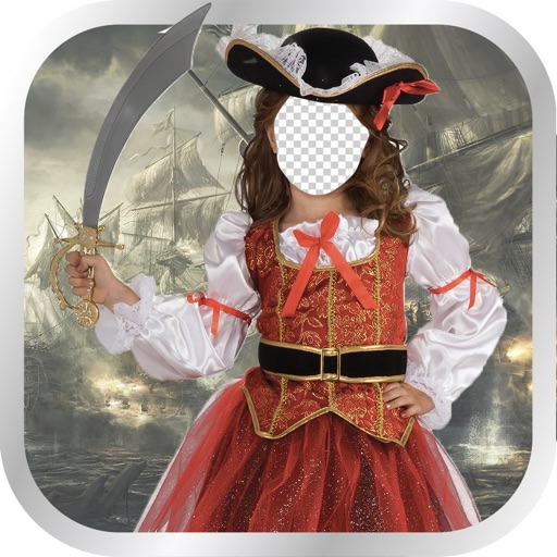 Pirate Girl Photo Montage iOS App