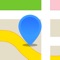 My Maps - Auto Sync is an application that enables you to create your own maps and add colorful pins and icons on your maps
