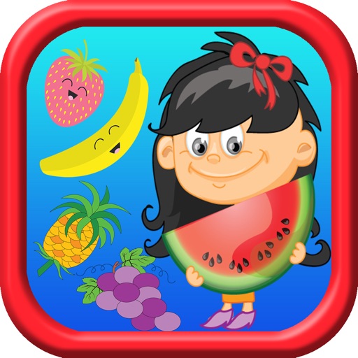 Fruit & Vegetable Coloring Painting Book for Kids iOS App