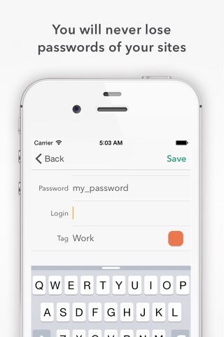 Cloud Passwords screenshot 2