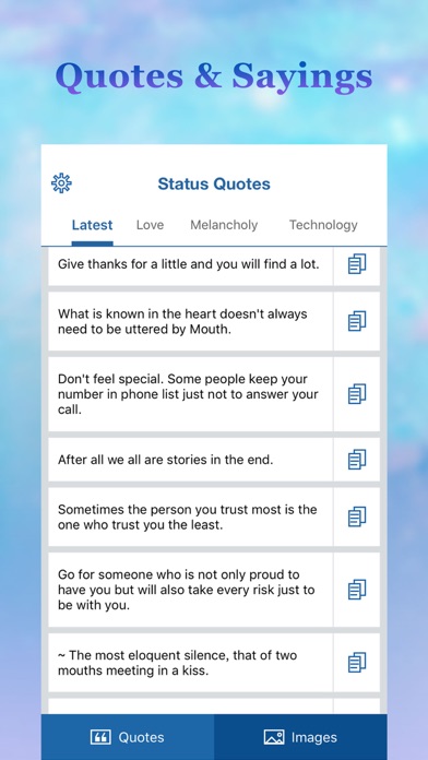 Status for WhatsApp - Daily Quotes and Sayingsのおすすめ画像1